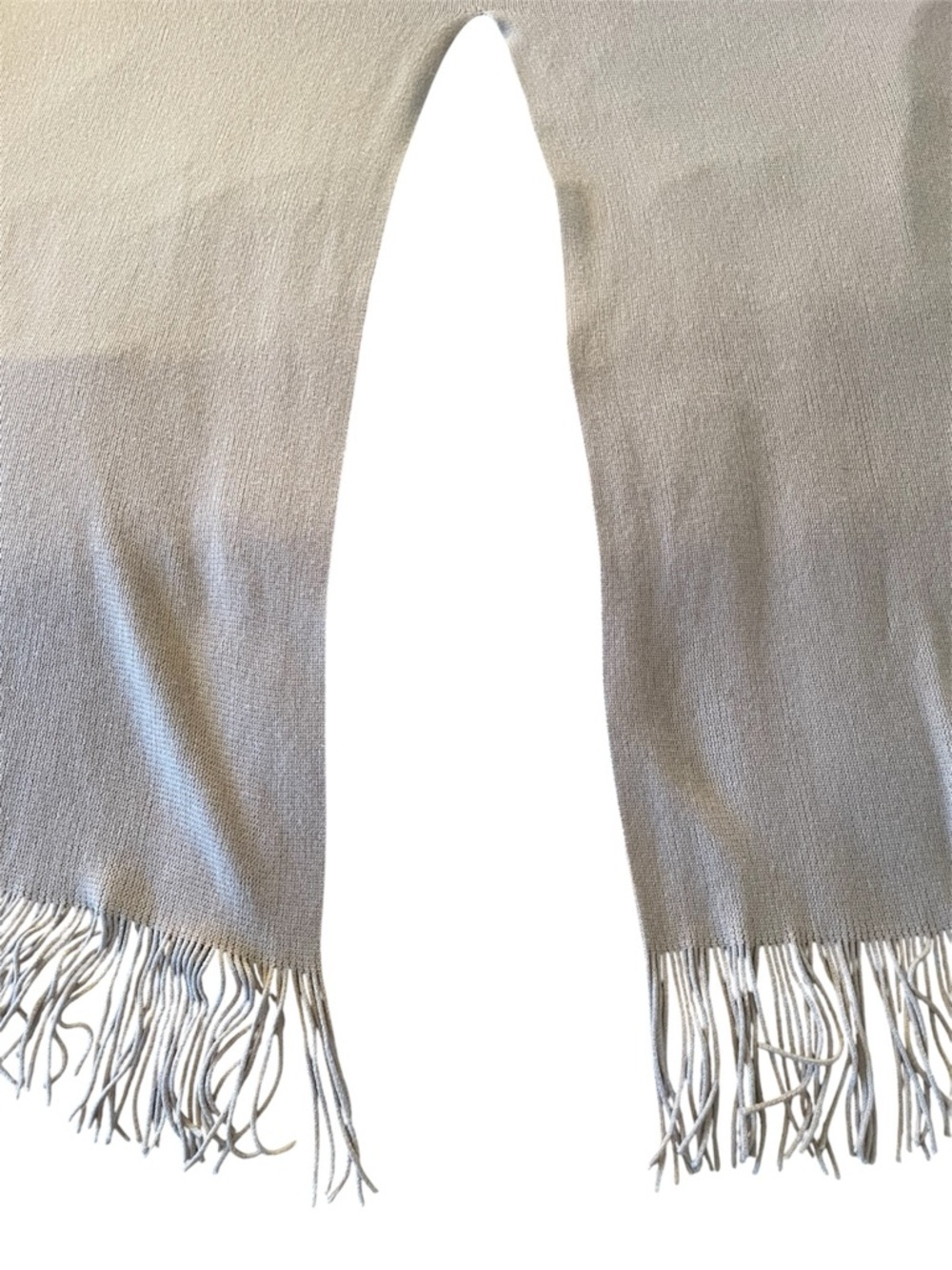 Women’s Tan Shawl Wrap Pashmina Stole Approximately 54’ X 52’ - Picture 3 of 3